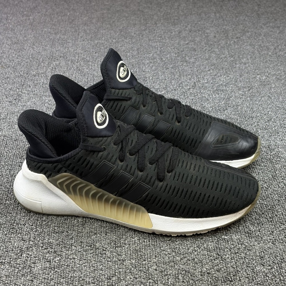adidas Climacool 02/17 BZ0249 Black White Running Shoes Mens Size 8.5